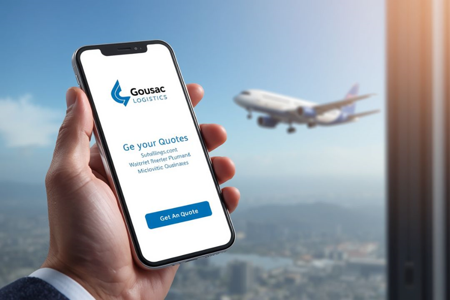 asesora-logistica-gousac-atendiendo-cotizacion-aerea-urgente